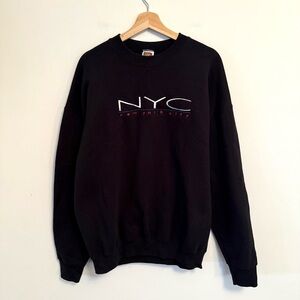 Vintage 90s Y2K New York City NYC Retro Crewneck Pullover Sweatshirt